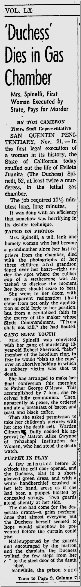Nov. 22, 1941, Spinelli Execution 