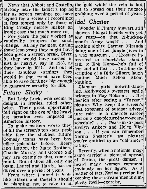 Nov. 22, 1941, Jimmie Fidler 