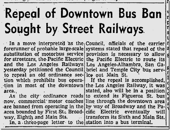 Nov. 27, 1941, Bus Ban 
