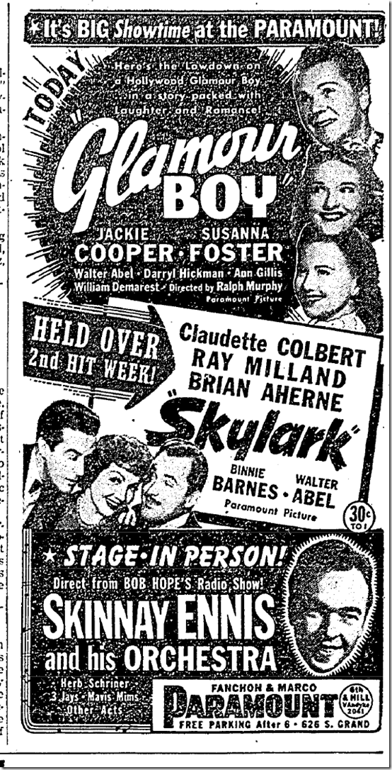 Nov. 27, 1941, Glamour Boy 