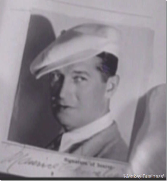 Maurice Chevalier, "Monkey Business" 