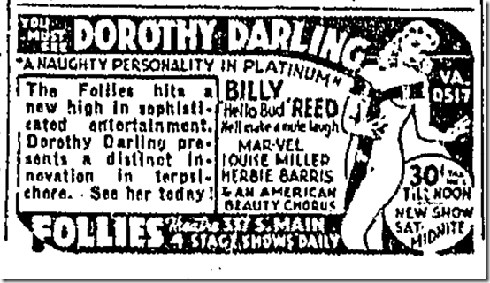 Dec. 1, 1941, Follies Dec. 1, 1941, Follies