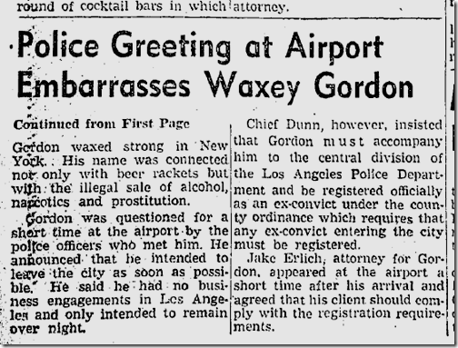 Nov. 7, 1941, Waxey Gordon Nov. 7, 1941, Waxey Gordon