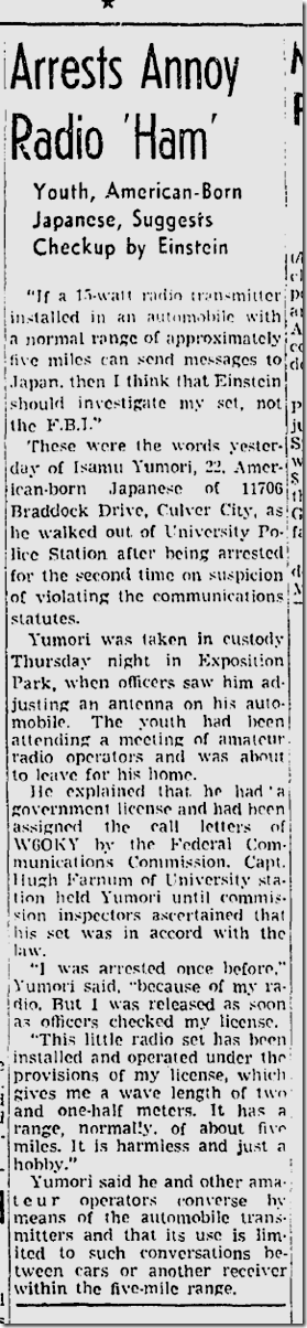 Nov. 7, 1941, Ham Radio Nov. 7, 1941, Ham Radio