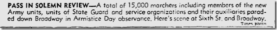 Nov. 12, 1941, Armistice Day Nov. 12, 1941, Armistice Day