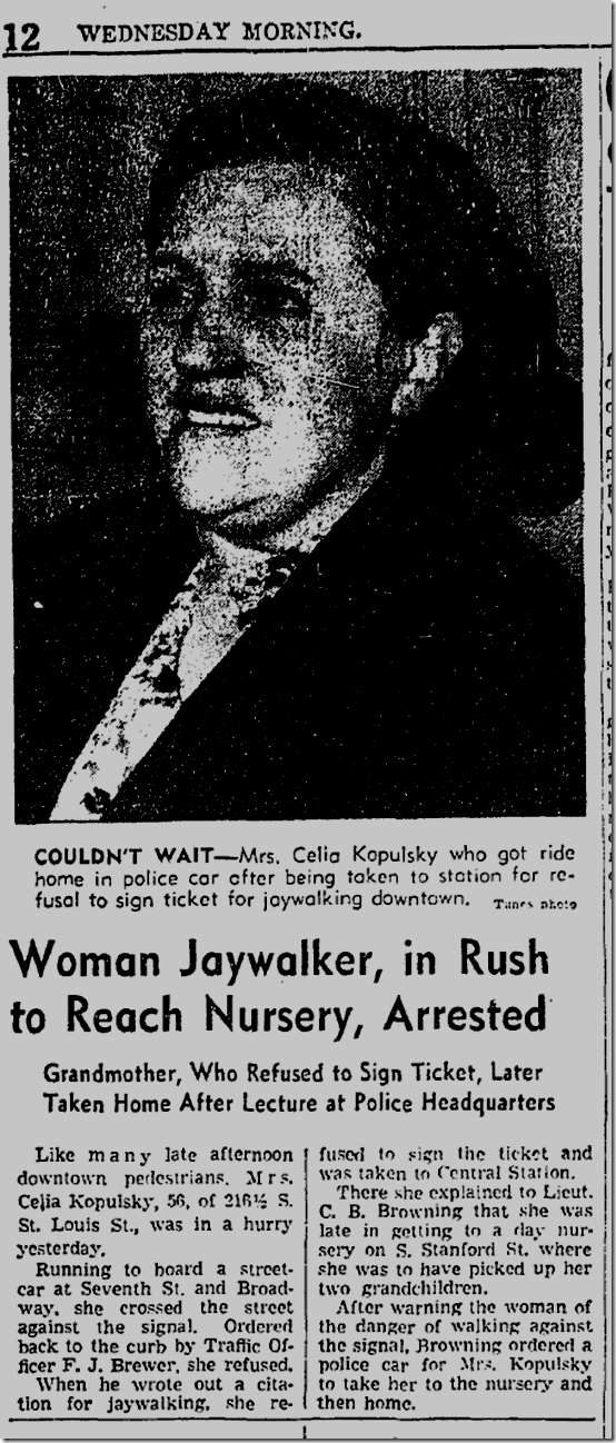 Nov. 12, 1941, Jaywalker Nov. 12, 1941, Jaywalker