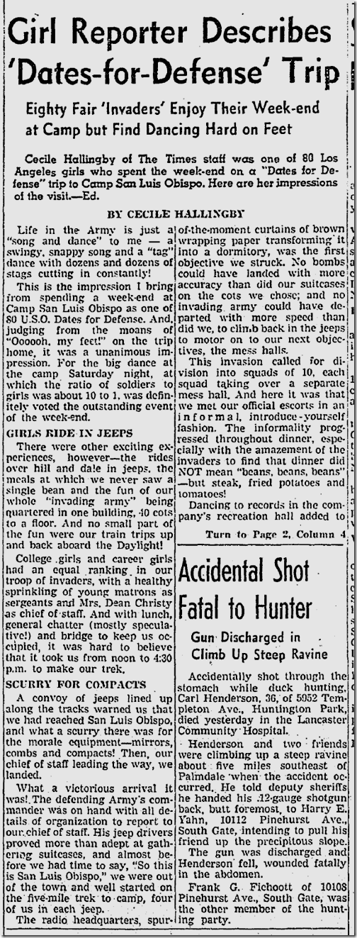 Nov. 17, 1941, Dates for Defense Nov. 17, 1941, Dates for Defense