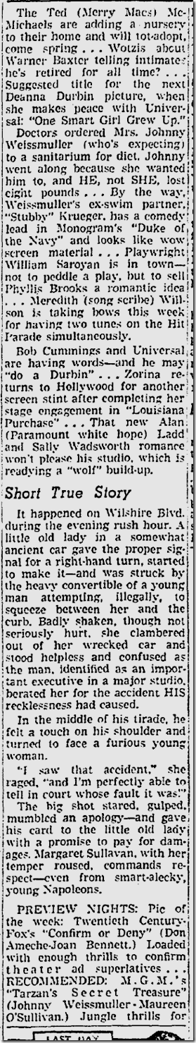 Nov. 18, 1941, Jimmie Fidler Nov. 18, 1941, Jimmie Fidler