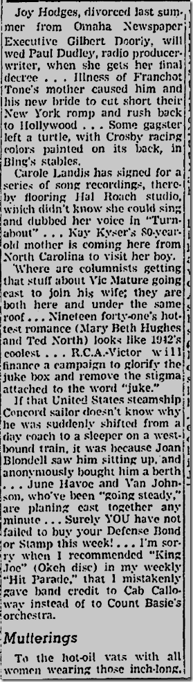 Dec. 25, 1941, Jimmie Fidler 