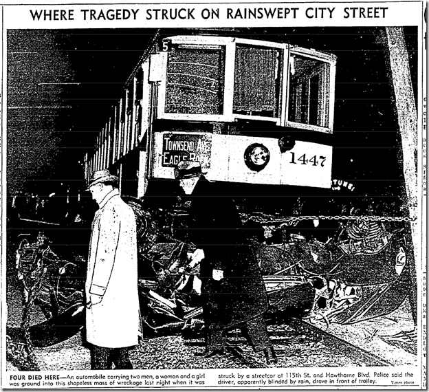 Dec. 29, 1941, Streetcar Crash 