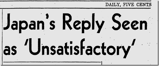 Dec. 6, 1941, Japan Dec. 6, 1941, Japan