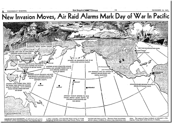 Dec. 10, 1941, War Map 