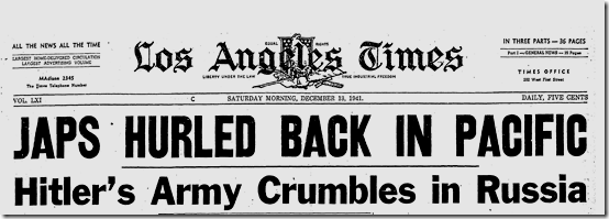 Dec. 13, 1941, War News Dec. 13, 1941, War News