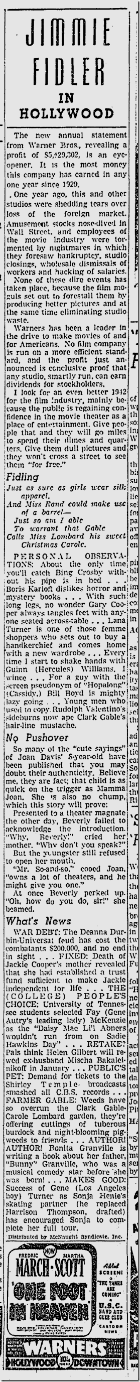 Dec. 8, 1941, Jimmie Fidler 