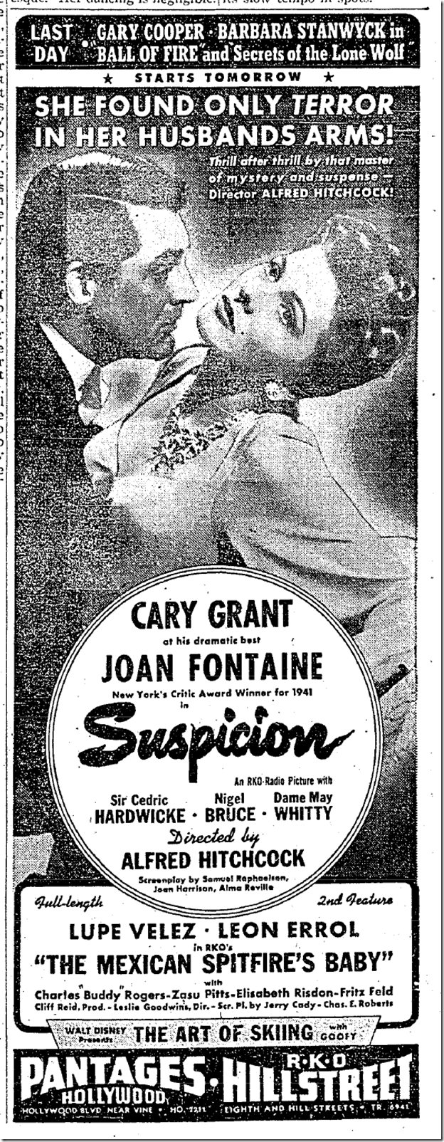 Jan. 19, 1942, Suspicion