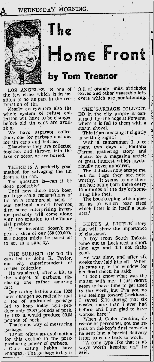 Jan. 21, 1942, Tom Treanor Jan. 21, 1942, Tom Treanor