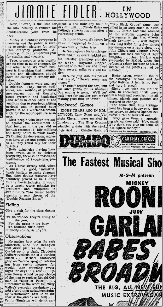 Jan. 21, 1942, Jimmie Fidler Jan. 21, 1942, Jimmie Fidler