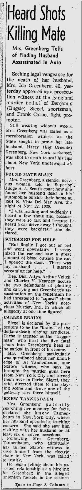 Jan. 27, 1942, Bugsy Siegel Trial Jan. 27, 1942, Bugsy Siegel Trial