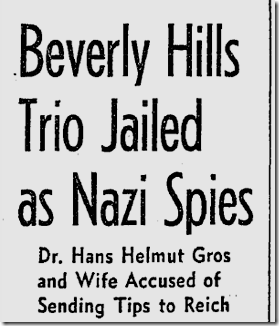 Jan. 29, 1942, Spy Ring Jan. 29, 1942, Spy Ring