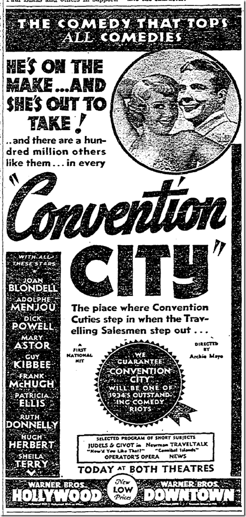 Jan. 11, 1934, Convention City 