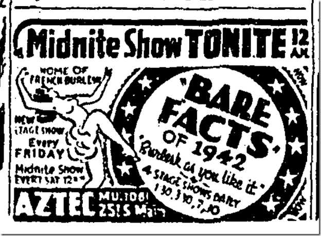 Jan. 3, 1942, Bare Facts o