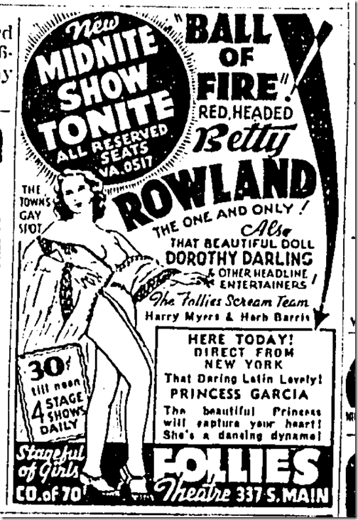 Feb. 14, 1942, Ball of Fire 