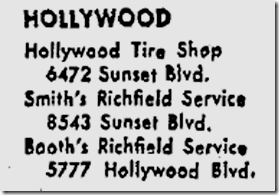 April 14, 1949, Booth's Richfield Service 