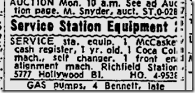 Nov. 23, 1959, Richfield Service 