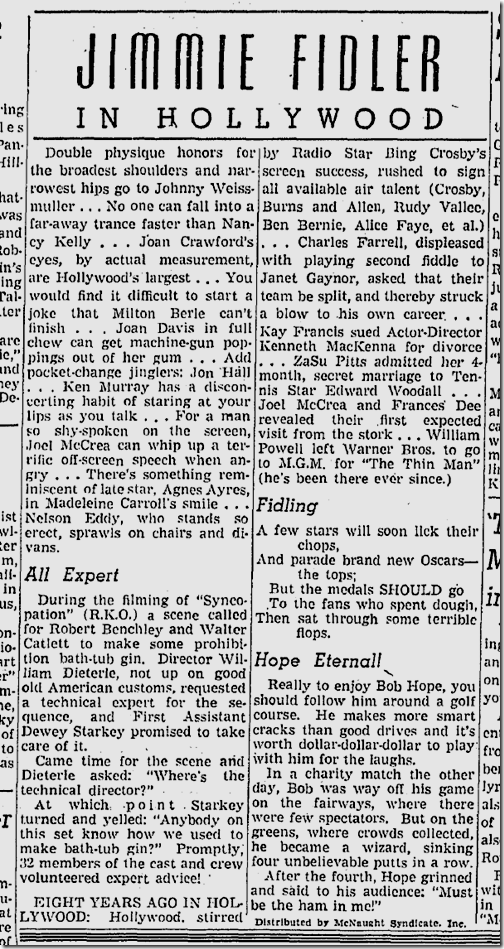 Feb. 4, 1942, Jimmie Fidler Feb. 4, 1942, Jimmie Fidler