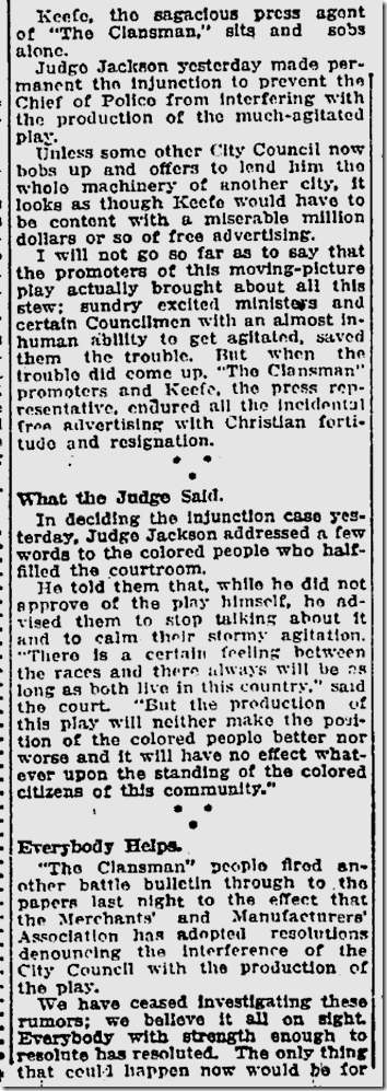 Feb, 11, 1915, The Clansman 