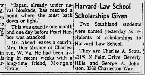 Hallett Abend Dies, Nov. 28, 1955 