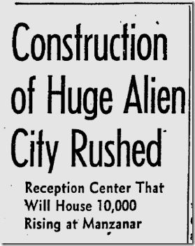 March 20, 1942, Manzanar March 20, 1942, Manzanar