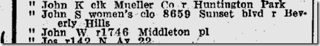 1939 Directory, John S. Potts 1939 Directory, John S. Potts