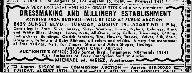 Aug. 17, 1947, Jacques of Chicago Retires Aug. 17, 1947, Jacques of Chicago Retires