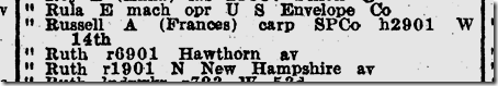 1942 City Directory Russell Swanson 1942 City Directory Russell Swanson