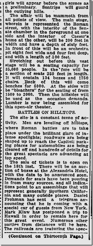 April 16, 1916, Julius Caesar April 16, 1916, Julius Caesar