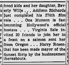 May 24, 1942, Hollywood Notes May 24, 1942, Hollywood Notes