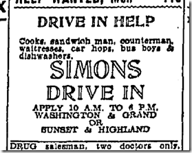 June 16, 1942, Help Wanted 