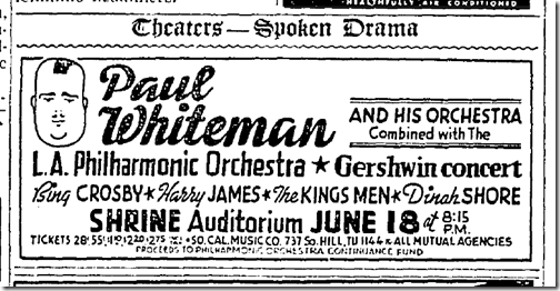June 16, 1942, Paul Whiteman 