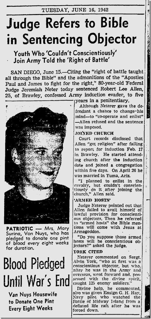 June 16, 1942, Command to Fight 