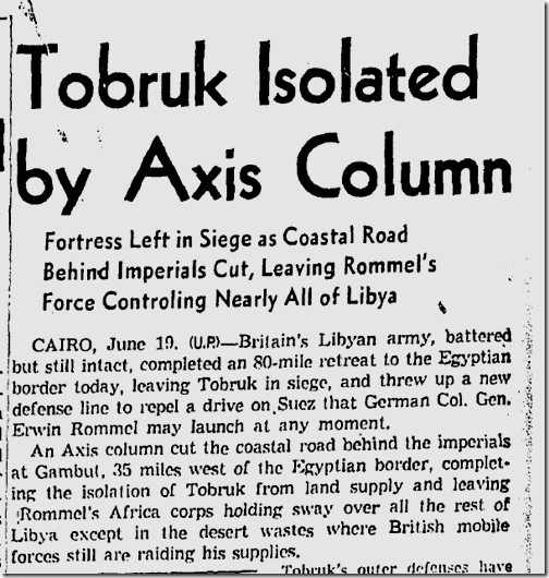 June 20, 1940, Tobruk 