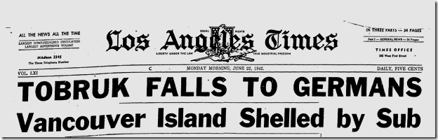 June 22, 1942, Tobruk 