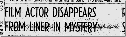 March 7, 1937, Frank Vosper 