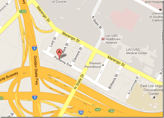 Pomeroy and Mark streets Pomeroy and Mark streets