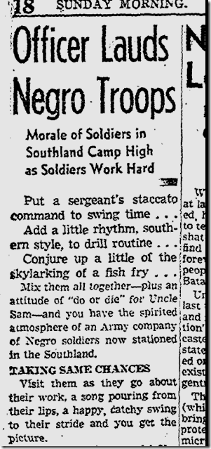 Aug. 15, 1942, African American Troops Aug. 15, 1942, African American Troops