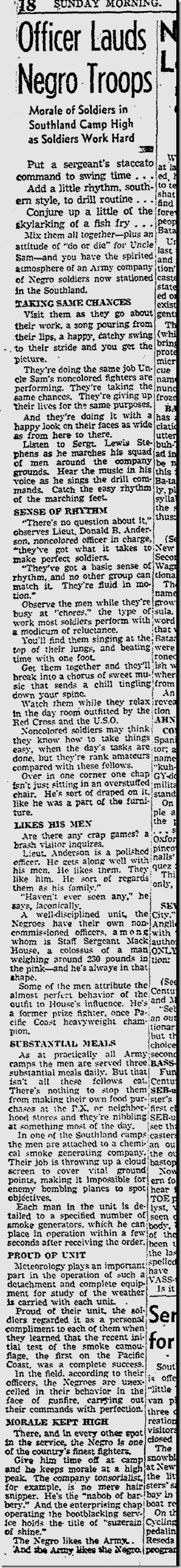 Aug. 15, 1942, African American Troops Aug. 15, 1942, African American Troops