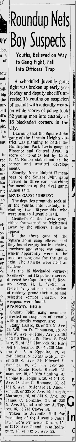 Aug. 24, 1942, Youth Gang 