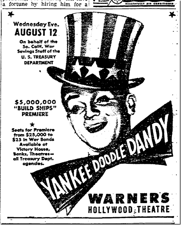 Aug. 1, 1942, Yankee Doodle Dandy 