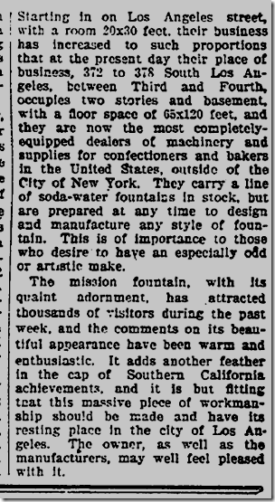 May 15, 1904, Soda Fountain May 15, 1904, Soda Fountain