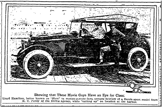 Lloyd Hamilton, Oct. 17, 1920 Lloyd Hamilton, Oct. 17, 1920